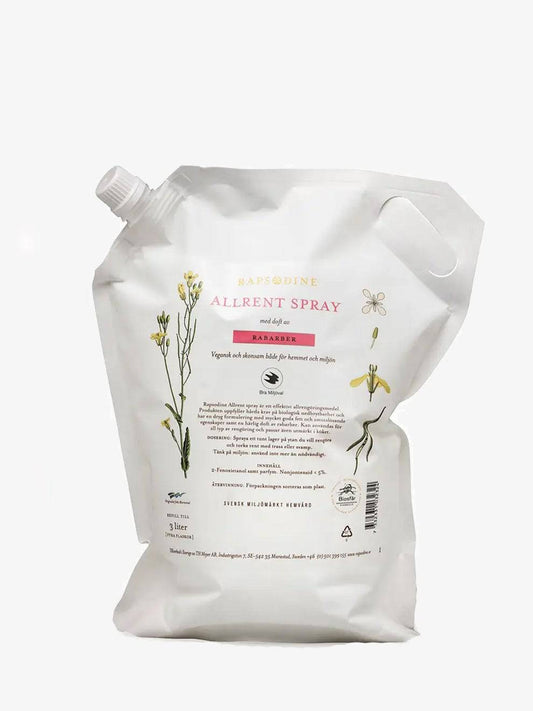 Allrent spray - Doft av rabarber - Refill 3 liter - 11hektar
