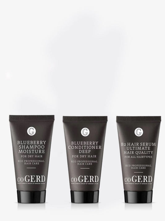 Test Hårvårdsrutin Blueberry - Torrt | Lockigt - 11hektar