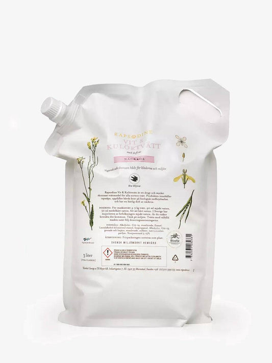 Tvättmedel - Vit & Kulör - Näckros - Refill 3 liter - 11hektar