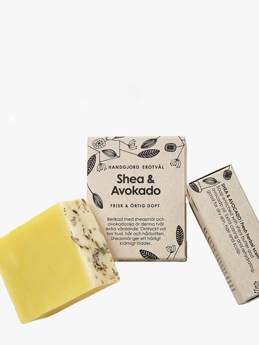 Ekotvål - Shea & Avocado - För torr & känslig hud/hår