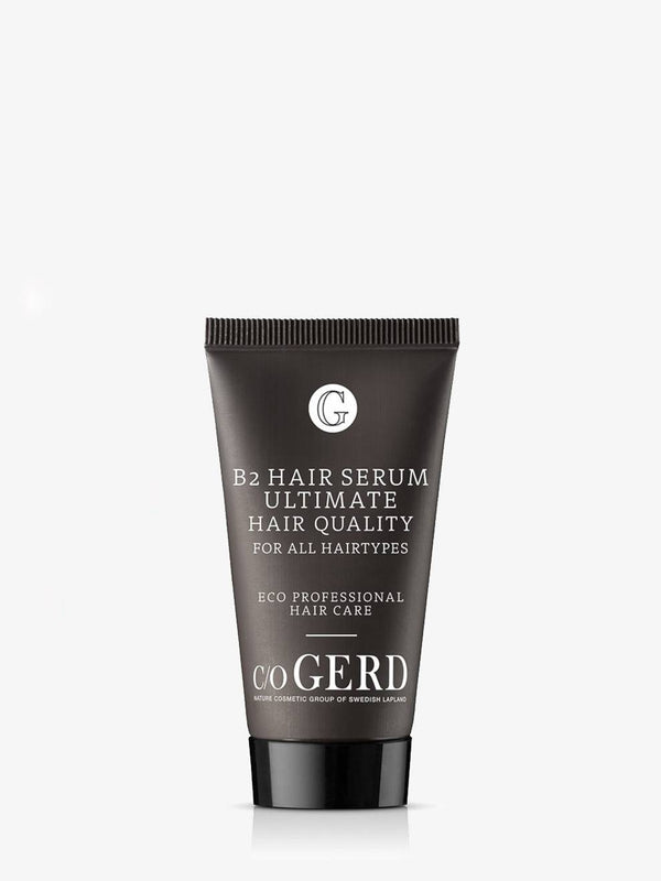 c/o Gerd B2 Hair Serum i liten svart tub, 30 ml