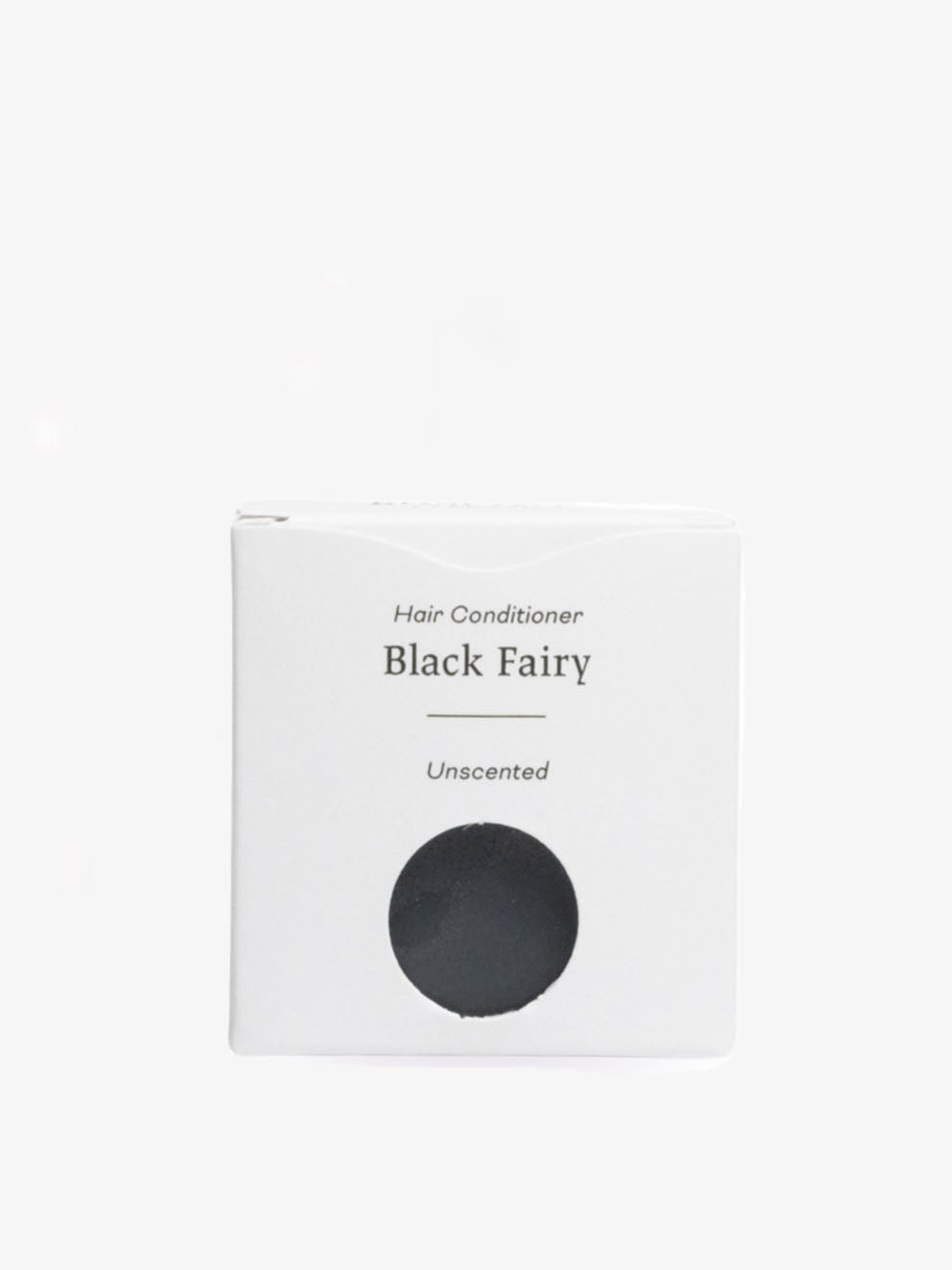 Grön Lycka balsamkaka Black Fairy detox i vit förpackning