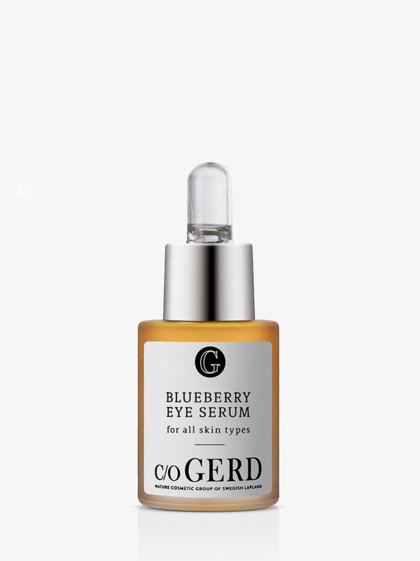 c/o Gerd Blueberry Eye Serum i glasflaska med pipett