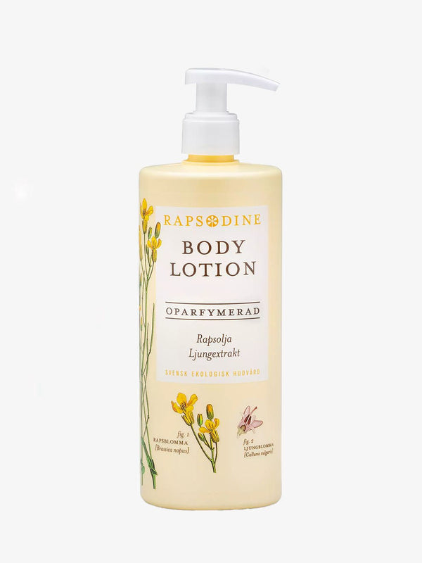 Rapsodine bodylotion doftfri i stor pumpflaska