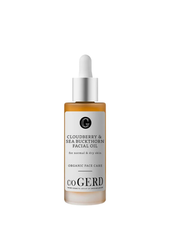 c/o Gerd Cloudberry Facial Oil i flaska med pipett