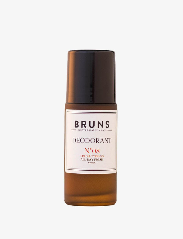 Bruns Deodorant Nº 08 Frisk cypress i roll-on-flaska av glas