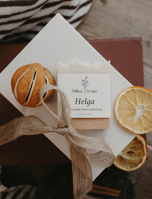 Eko Hantverkstvål - Helga - Apelsin & Mandarin - 11hektar