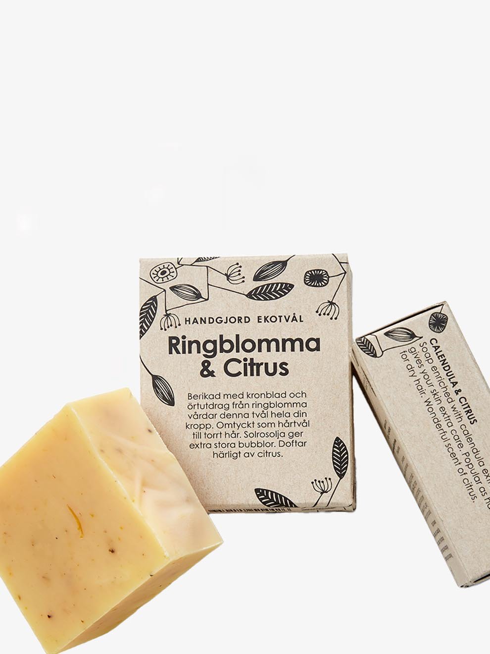 Ekotvål - Ringblomma & Citrus - För torr & känslig hud/hår - 11hektar