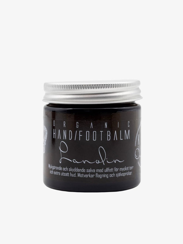 Kaliflower hand- och fotkräm med lanolin i svart glasburk