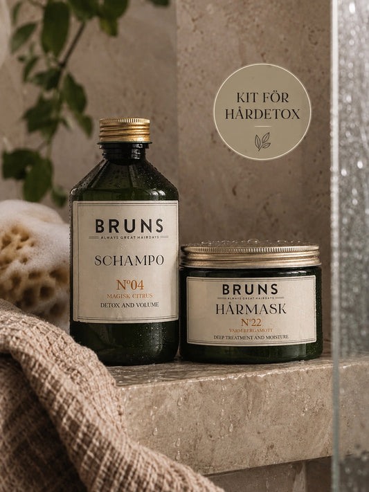 För hårdetox – schampo & hårmask