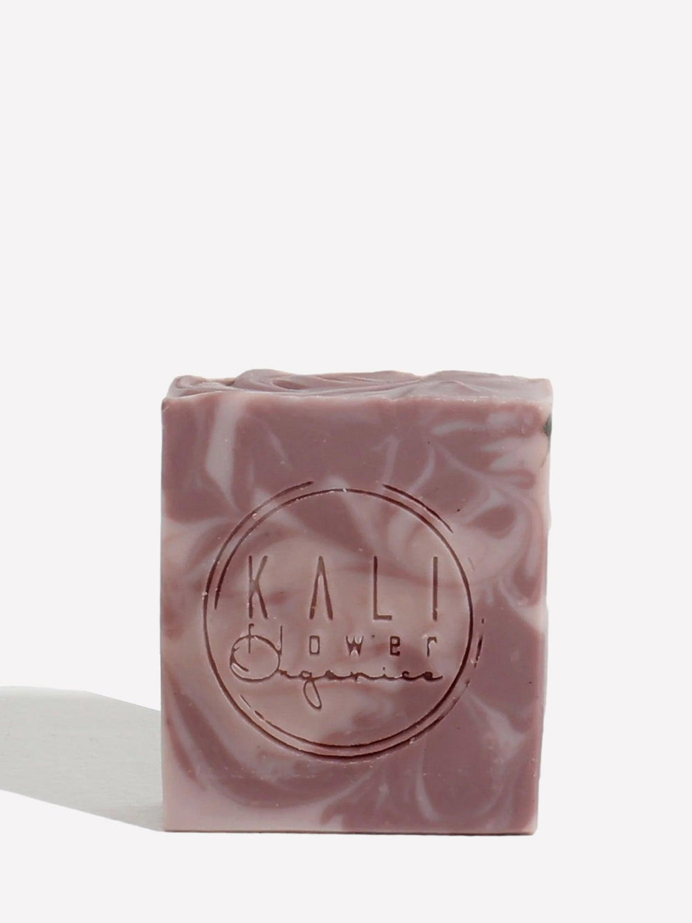 Kaliflower Organics lertvål Purple Clay i pappersförpackning