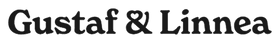 Gustaf & Linnea logotyp
