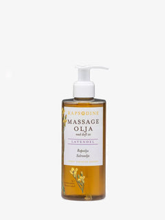 Rapsodine massageolja Lavendel i pumpflaska, 250 ml