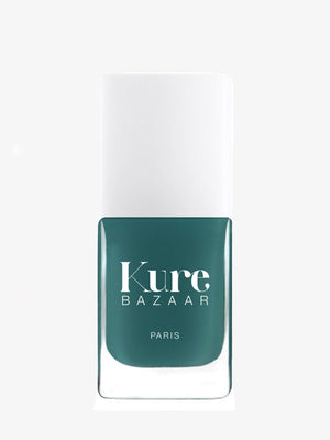Kure Bazaar nagellack Green Love i mörk petrol färg