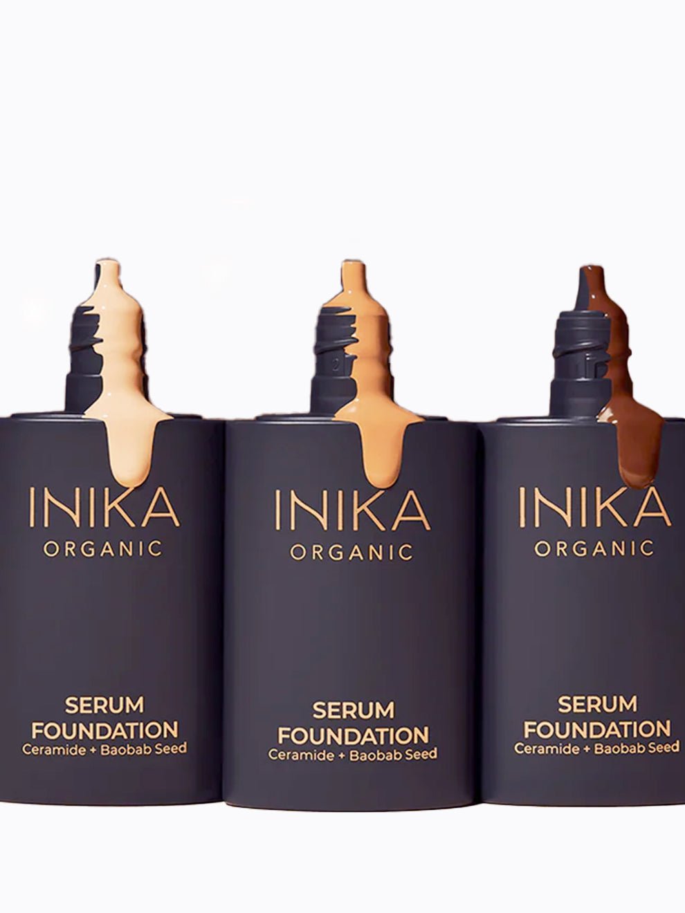 INIKA Serum Foundation – lätt, byggbar & vårdande | 11hektar