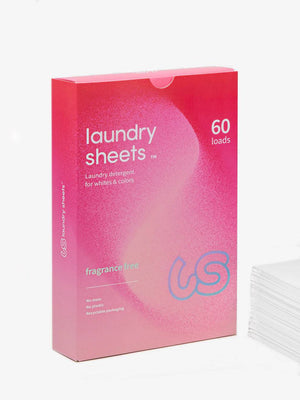 Laundry Sheets tvättark doftfri i rosa förpackning