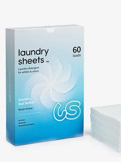 Laundry Sheets tvättark Winter Breeze i blå och vit förpackning