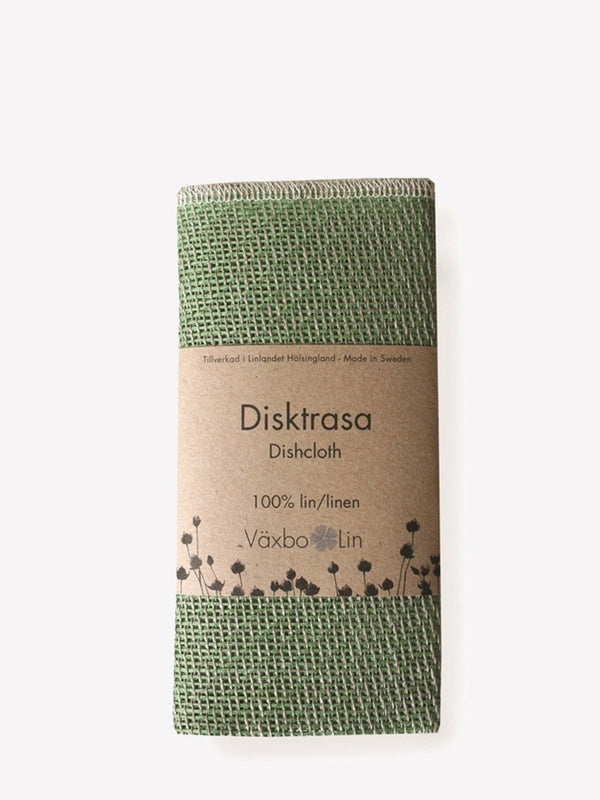 Växbo Lin disktrasa i lin, bladgrön