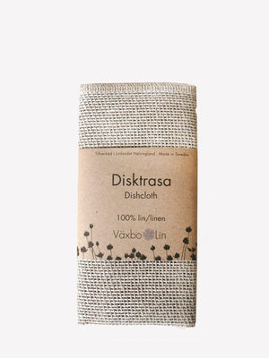 Växbo Lin disktrasa i lin, vit