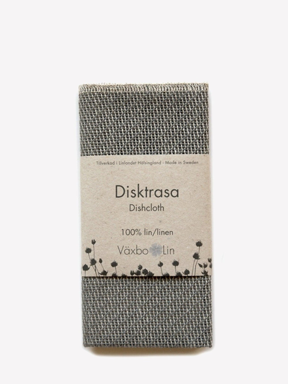Växbo Lin disktrasa i lin, antracit